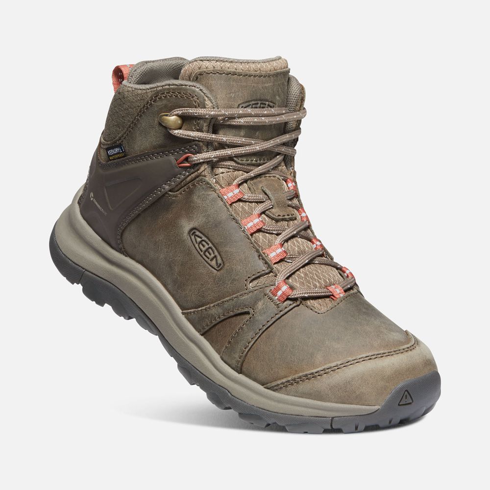 Keen Outdoor Bot Kadın Kahverengi - Terradora Ii Deri Waterproof - Türkiye GRSV25863